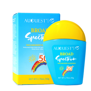OEM/ODM Face Abd Body Sunscreen Lotion Private Label Orgnaic Whitening Moisturizing UVA UVB Protector Sunscreen SPF 50+