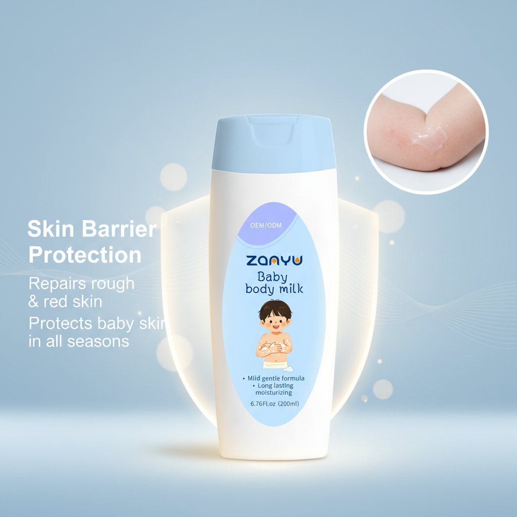 Private Label 200ml Best Daily Moisturizing Tear Free Body Body Milk For All Skin Types Custom Shea Butter Guangdong Skin Care