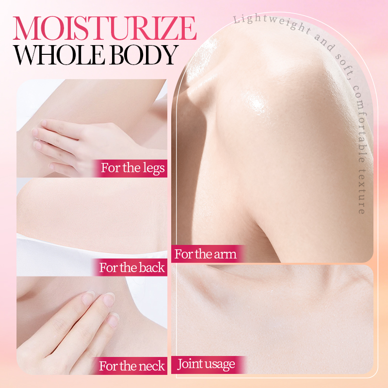 OEM Wholesale SADOER Strawberry VC Body Lotion 48H Moisturizing Nourishing &amp; Dry Skin Smoothing Body Care Lotion for Dry Skin