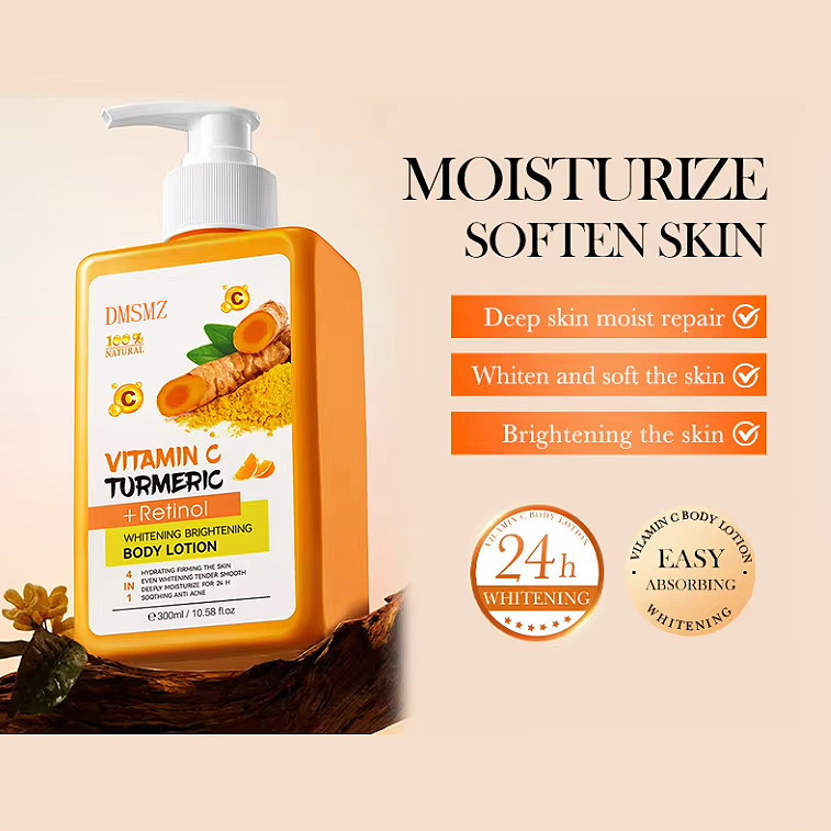 Lemon Turmeric Vitamin C Brightening Anti-Aging Body Lotion