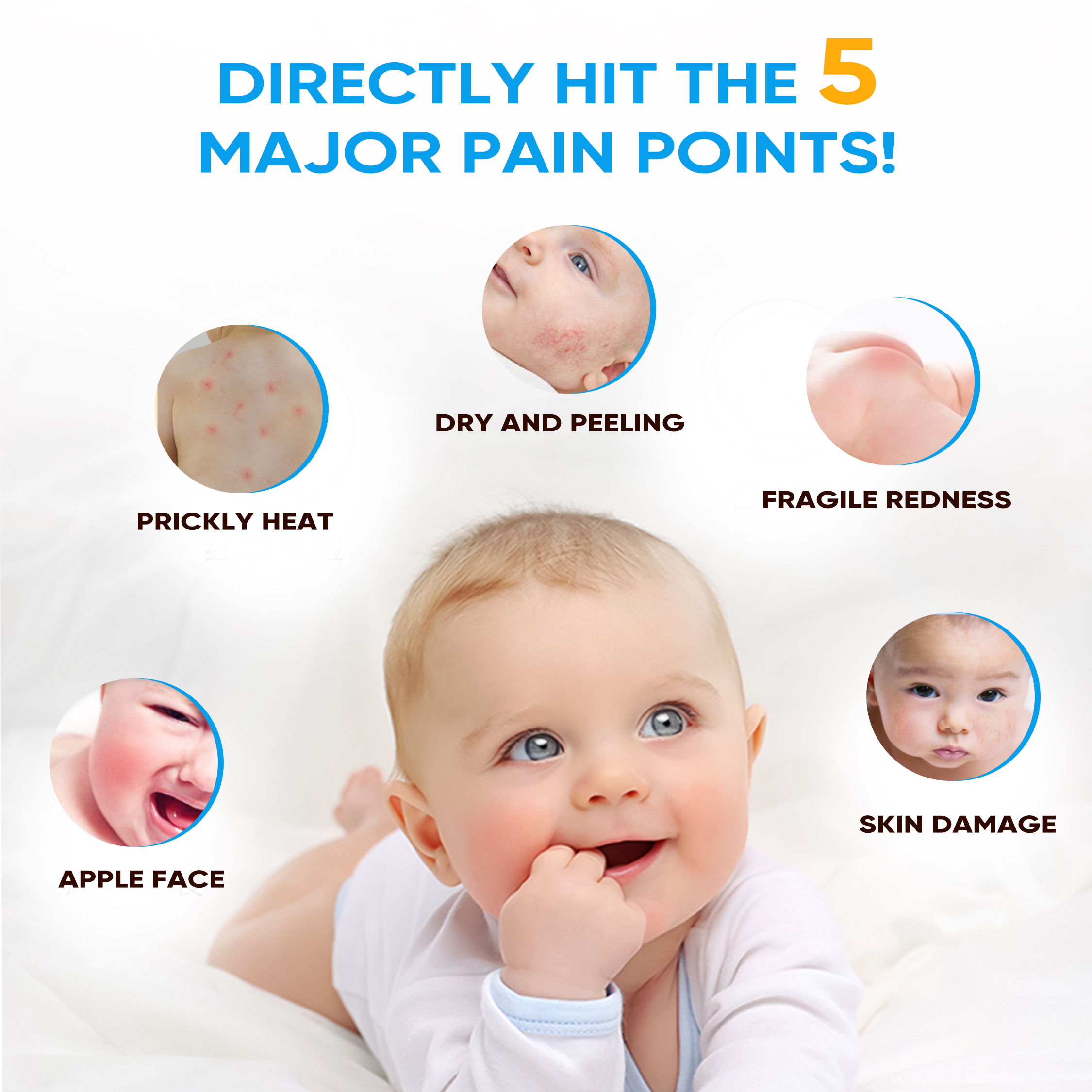 100% Gentle and Mild Baby'S Baby Skin Care Products Body Face Lotion Set Oem Private Label