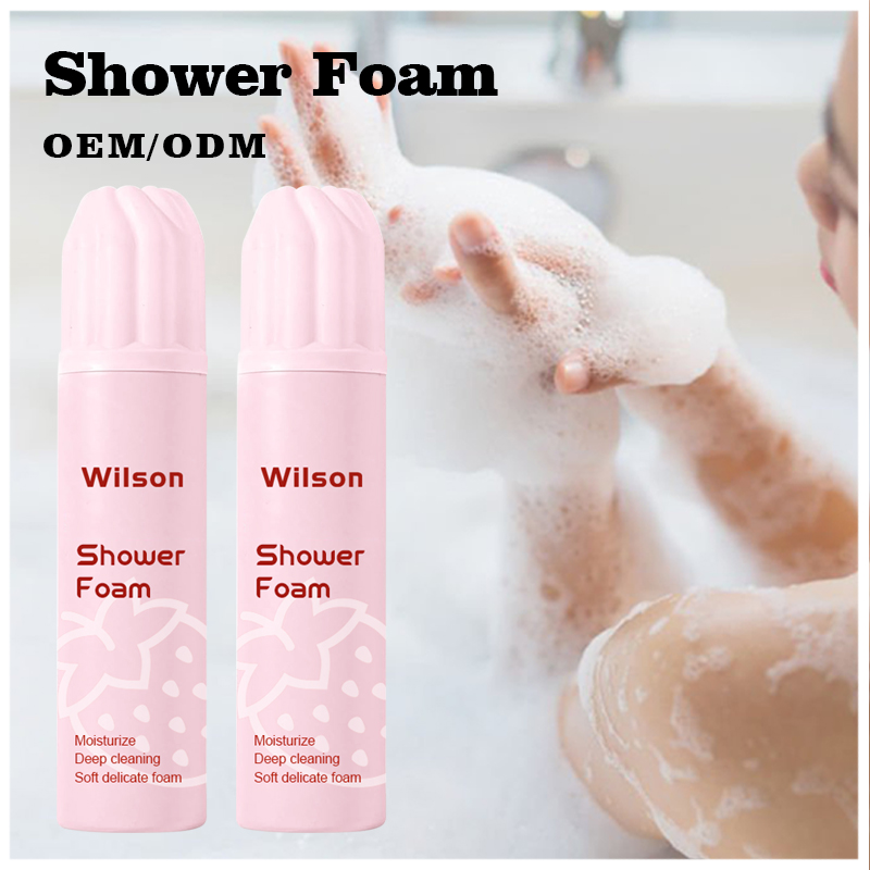 265ml Custom Skin Body Bath Shower Foam Mousse OEM ODM AEROSOL Cosmetic Factory Maker Body Lotion Mousse Manufacturers Suppliers