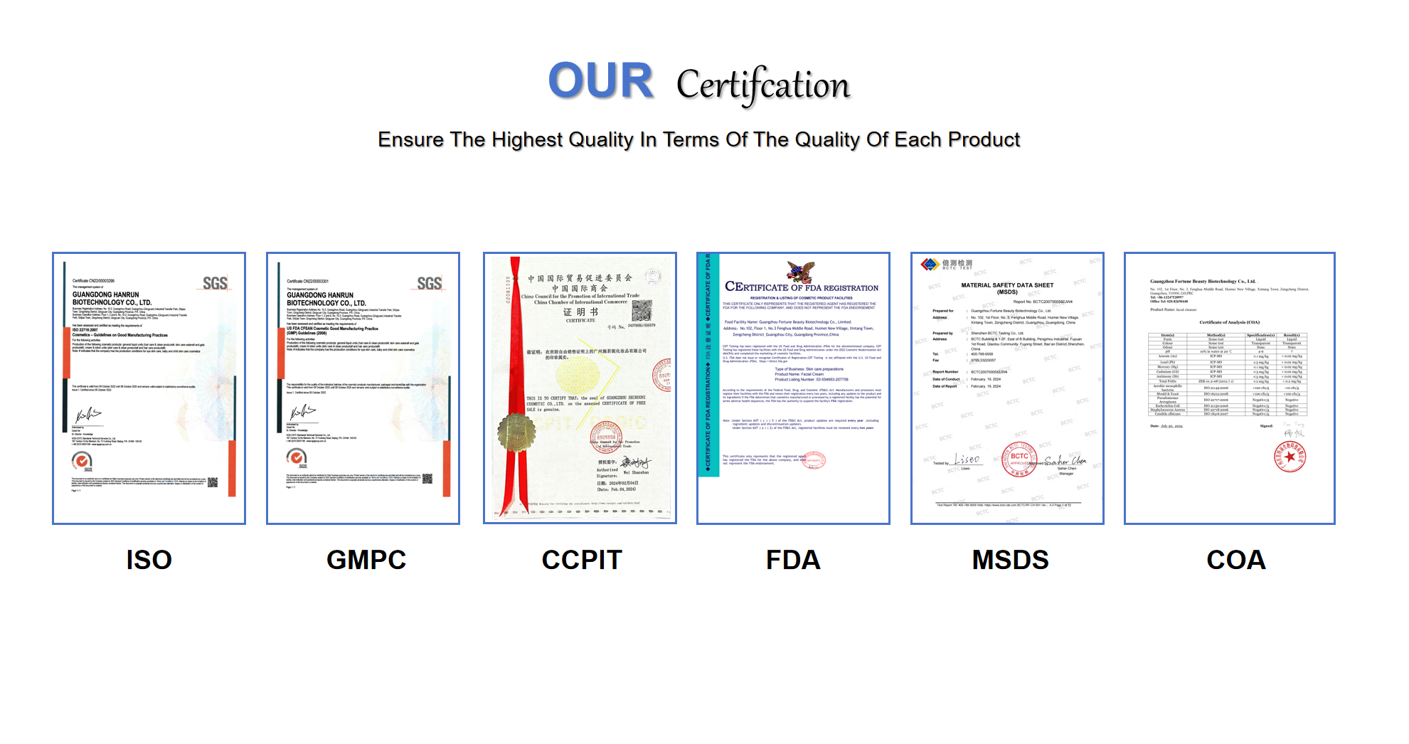 Certification