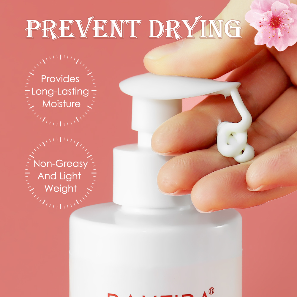 OEM/ODM Japanese Cherry Blossom Customized Body Lotion Moisturizer Skin Whitening Coconut Shea Butter Body Lotion for Dry Skin