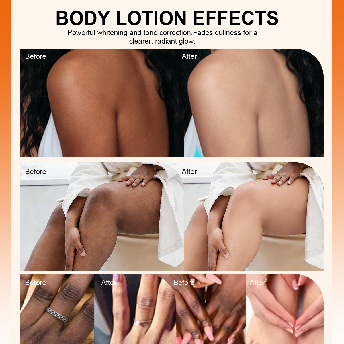 Custom Logo Papaya Arbutin Whitening Body Lotion Radiant Glow Brightening Milk for Retailers Free Branding Design Service