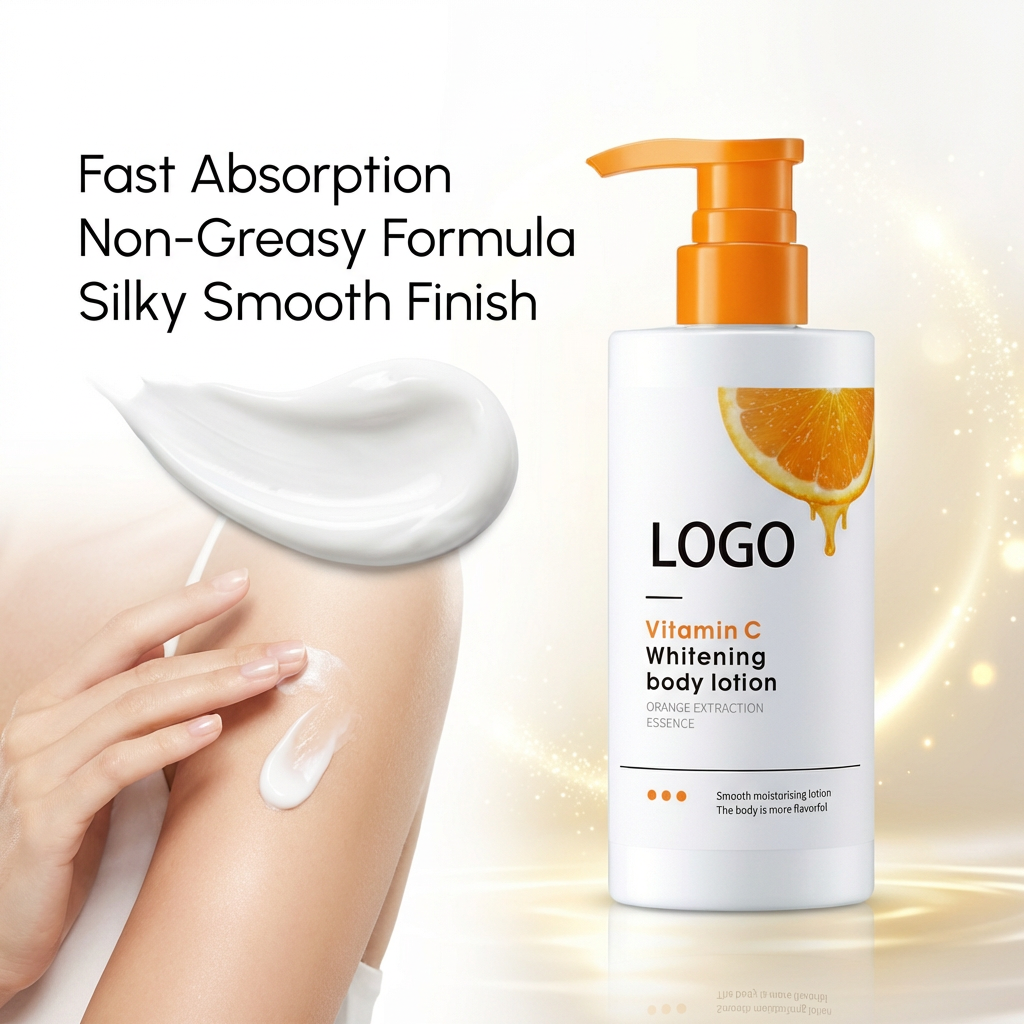 Whitening Body Lotion With Vitamin c Body Lotion Fast Absorbing Non Greasy Body Cream for Dry Skin - Private Label