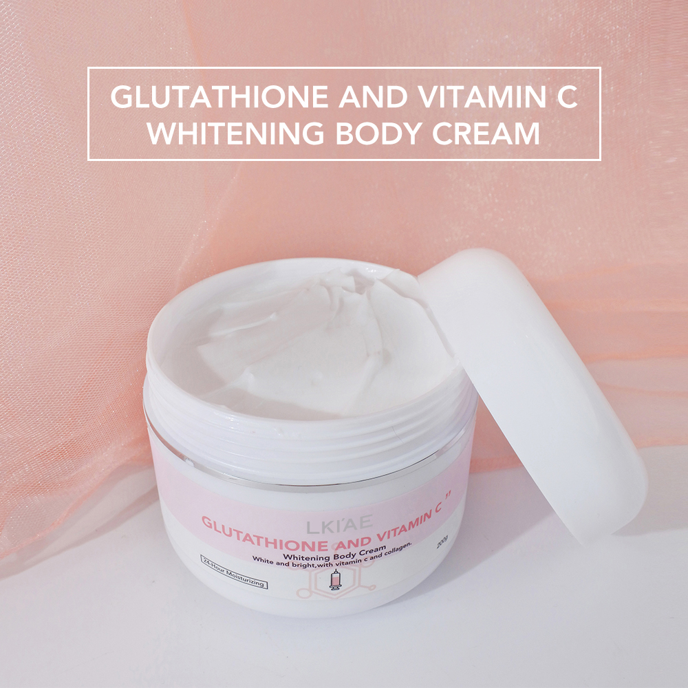 Customized 24-Hour Moisturizing Body Lotion Organic Dark Spot Removing Natural Collagen Glutathione Easily Absorbed Cream