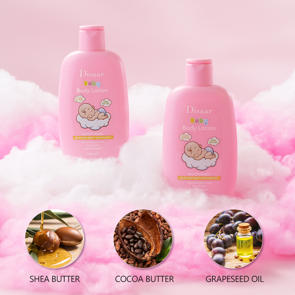 Organic Shea Butter Baby's Lotion &amp; Cream for Baby Skin Care Hydrating Moisturizing Healthy Skin Face Body Baby Lotion Cream