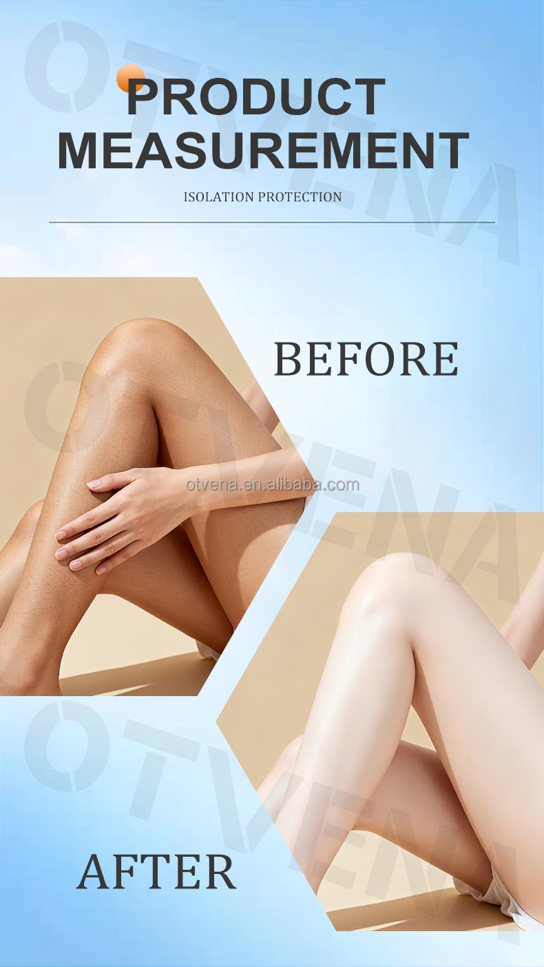 OTVENA Moisturizing Body Lotion Soft and Tender Skin Texture Long Lasting Suncreen Whitening Lotion