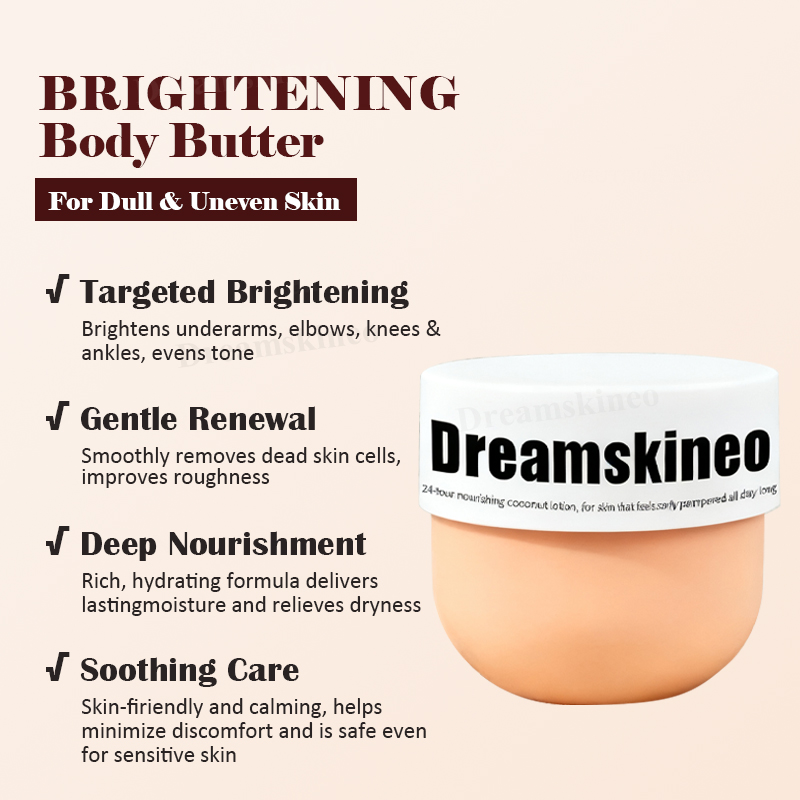 Factory Body Lotion Moisturizing Butter Collagen Niacinamide Private Label Coconut Chocolate Shea Cream Smoothing Skincare OEM