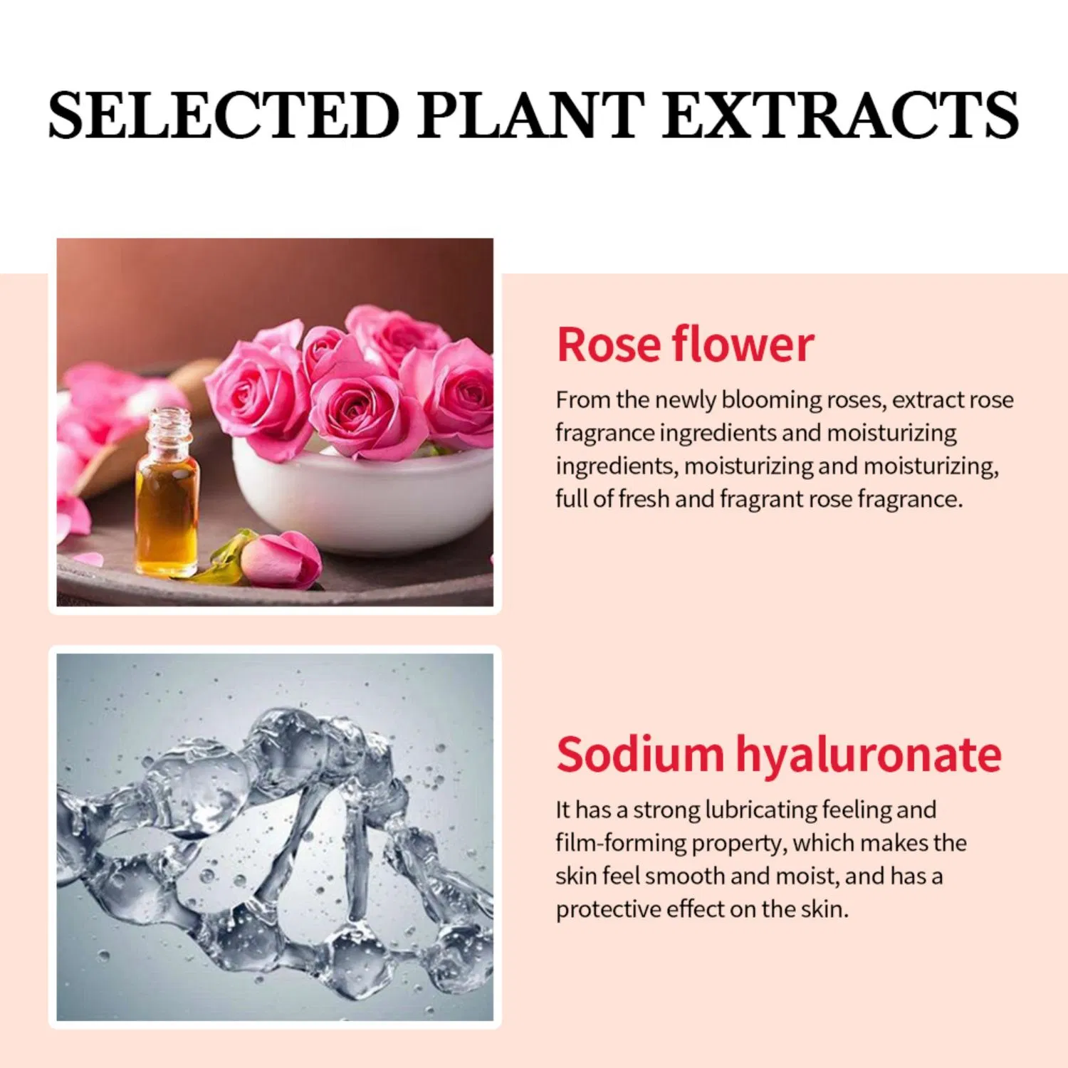 Factory Directly High Quality Moisturizing Lotion Rose Body Lotion for Dry Skin