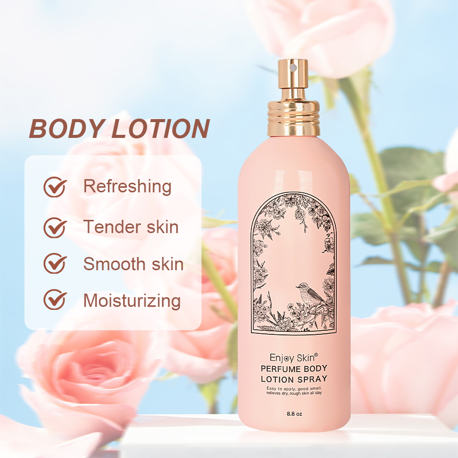 Luxury Body Care Moisturizing Hydrating Niacinamide Romantic Long Lasting Fragrance Body Lotion Spray