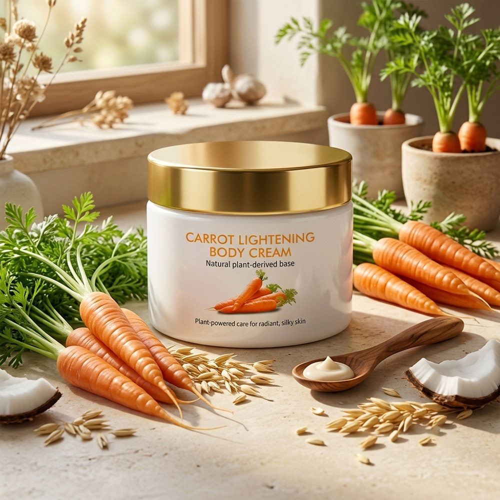 High-quality Nurturing 200ml Flip Top Cap Beta-carotene Enriched Fast-absorbing Non-greasy Pureest Natural Carrot Body Lotion