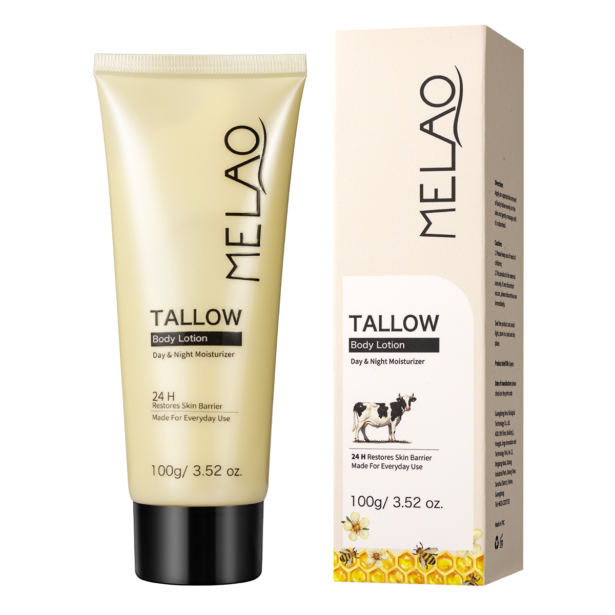 Custom logo Cosmetics Halal Tallow Moisturizing Body Lotion Herbal Body Nourishing Lotion in Winter