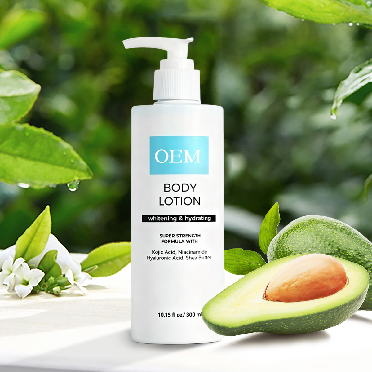 OEM Liquid Anti-Dry Crack Long-Lasting Brightening Moisturizing Whitening Body Lotion for All Skin Types