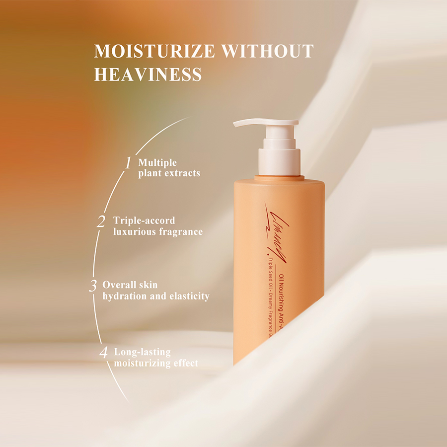 Triple Seed Oil Body Lotion with Dreamy Fragrance for Deep Hydration and Anti Aging