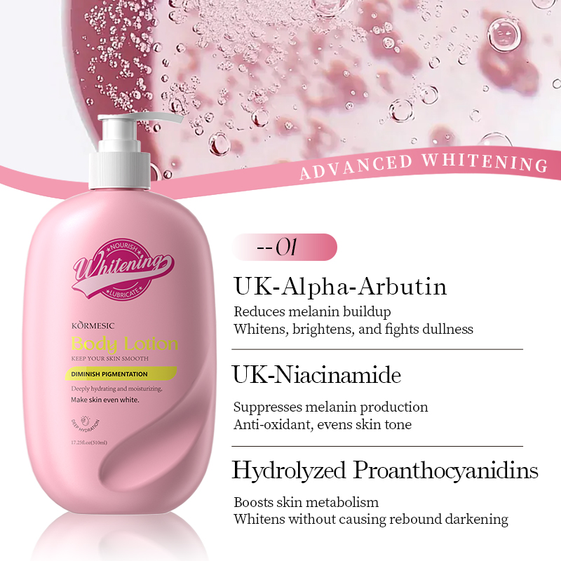 Premium Whitening and Hydrating Body Lotion for All Skin Types