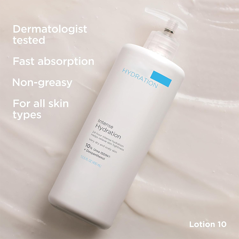 Private Label 10% Urea Body Lotion Non Greasy 24H Hydration Nourishes Relieves Dry Skin Itching for All Skin Types Daily Care