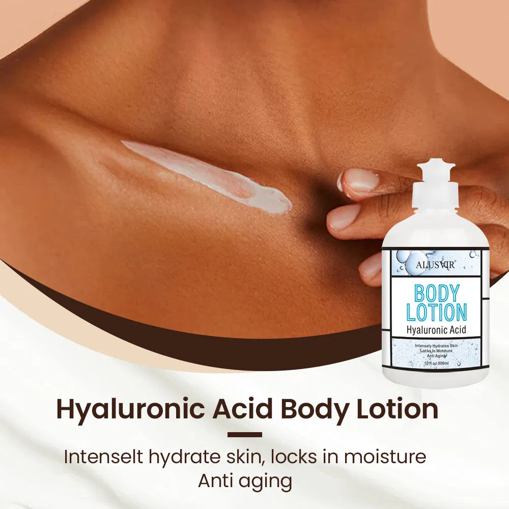 Coconut Oil Moisturizing Dark Dry Skin Whitening Body Lotion Hyaluronic Acid