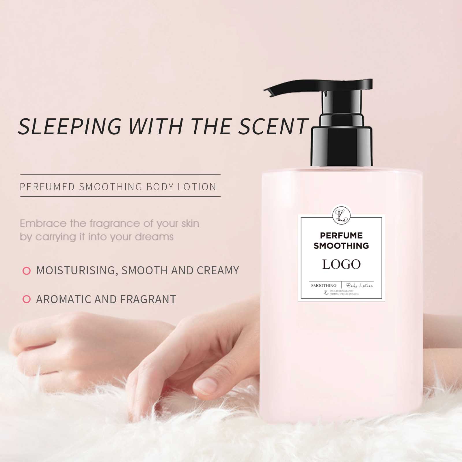Private Label Wholesales Natural Organic Skin Body Lotion Nourishing Whitening Moisturizing Perfumed Smooth for Women Skin