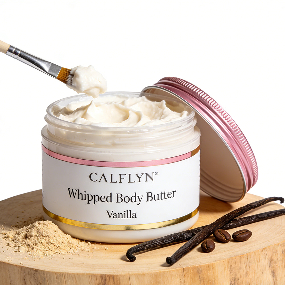 Whipped Body Butter Vanilla Scented Light Fluffy Texture Body Moisturizer Long-Lasting Hydration For All Skin Private Label