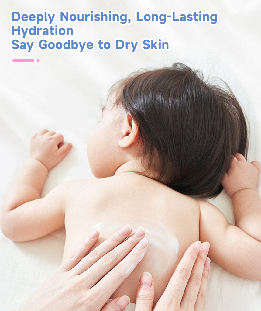 SheDiary Private Label Baby Lotion 250ml OEM Natural Sensitive Skin Care All-day Hydration Gentle Soothing Moisture Body Lotion