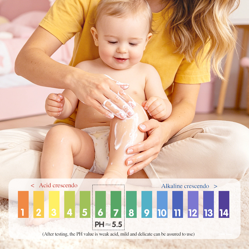 Nary Private Label 2-in -1 Baby Body Lotion Baby Skin Care Product Natural 500ml No Tears Formula Moisturizer Milk for Children