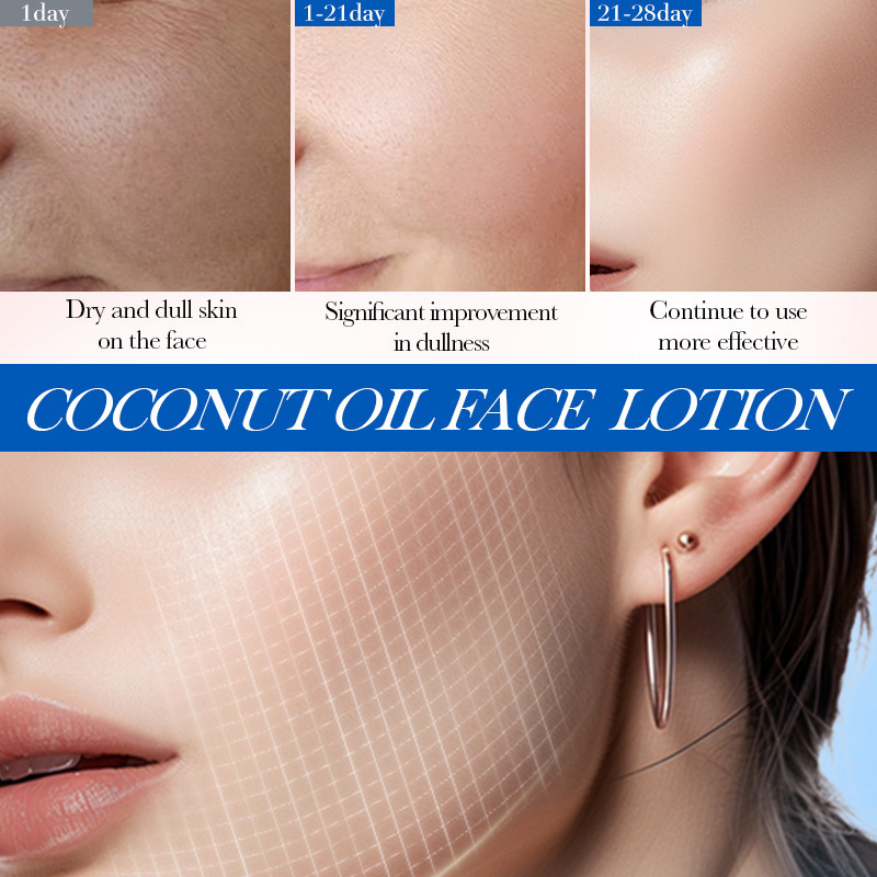 Coconut Oil Hydrating Brightening Facial Lotion