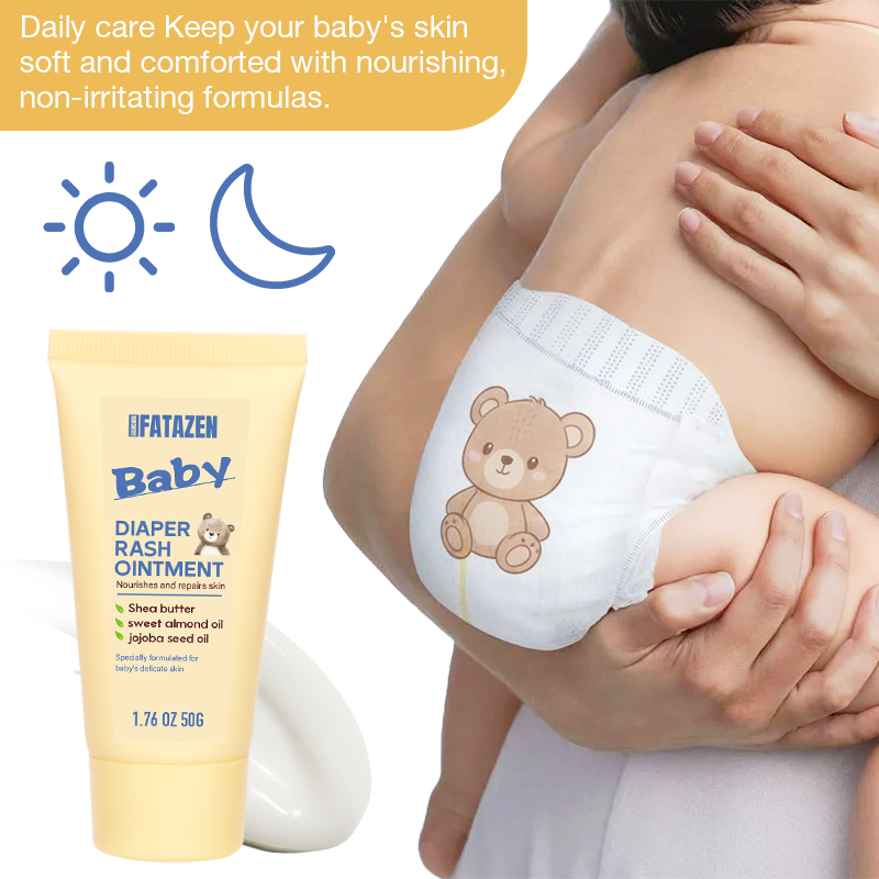 GUOCUI BIO TECH Private Label OEMODM Baby Care Cream Olive Jojoba Almond Oils Diaper Rash Prevention Nourishing Baby Body Lotion