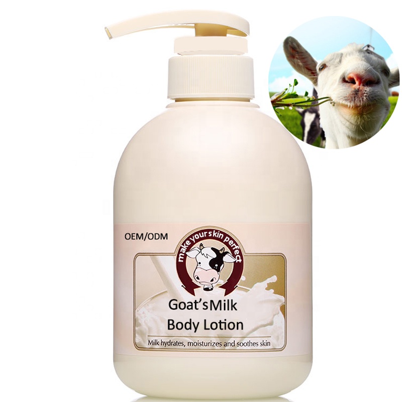 GMP Factory Private Label Beauty Care Natural Goat's Milk Skin Moisturizing Body Lotion