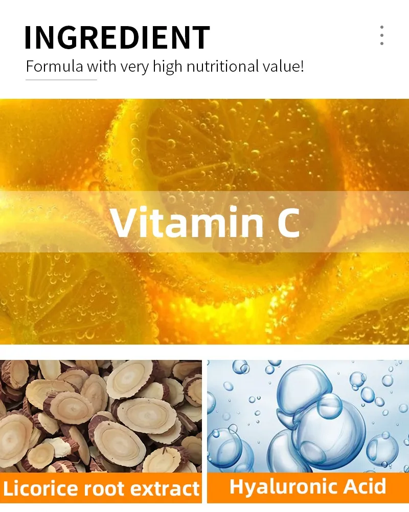 Nourishing Deep Moisturizing Organic Vitamin C Skin Whitening Body Lotion