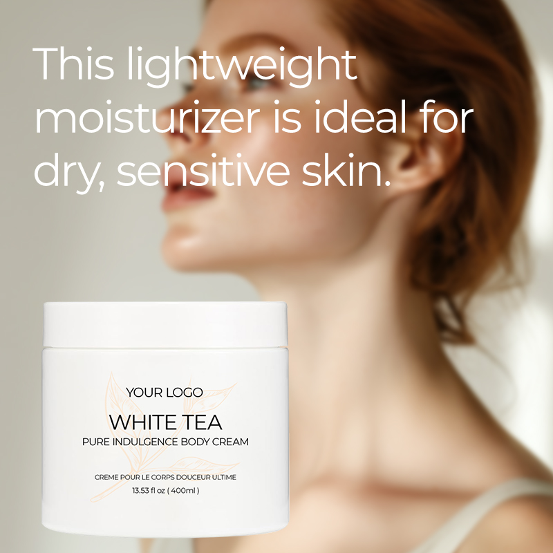 OEM ODM White Tea Body Lotion Private Label Natural Moisturizing Smoothing Whitening Lotion for Black Skin Hand Body