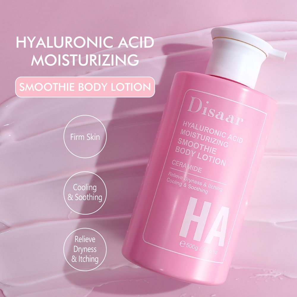 Private Label Hyaluronic Acid &amp; Ceramide Body Lotion Nourishing Moisturizing Soothing Skin Care Body Lotion Custom