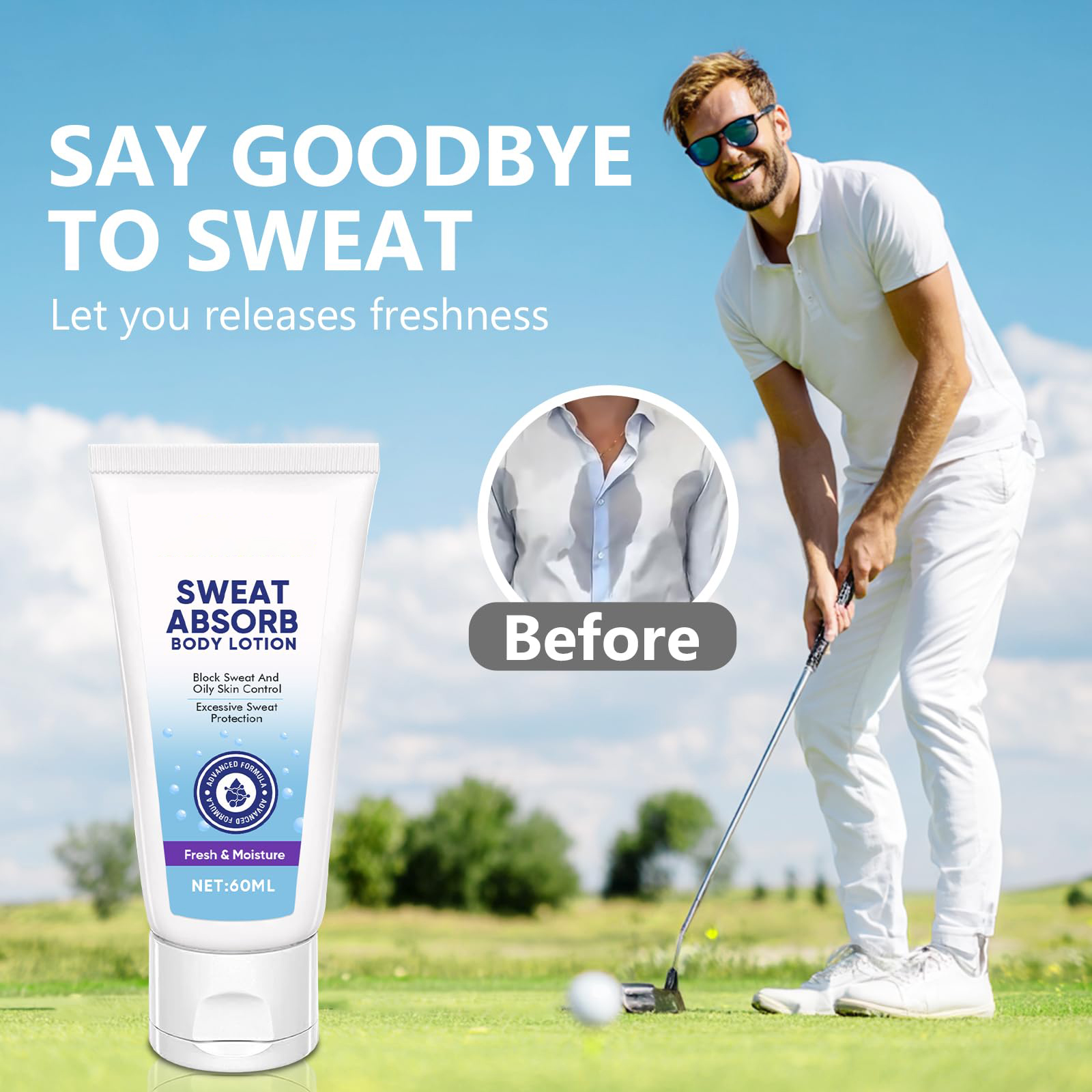 Aixin Private Label Powerful Antiperspirant Sweat Oil Control Gentle Nourishing Sweat Absorb Body Lotion