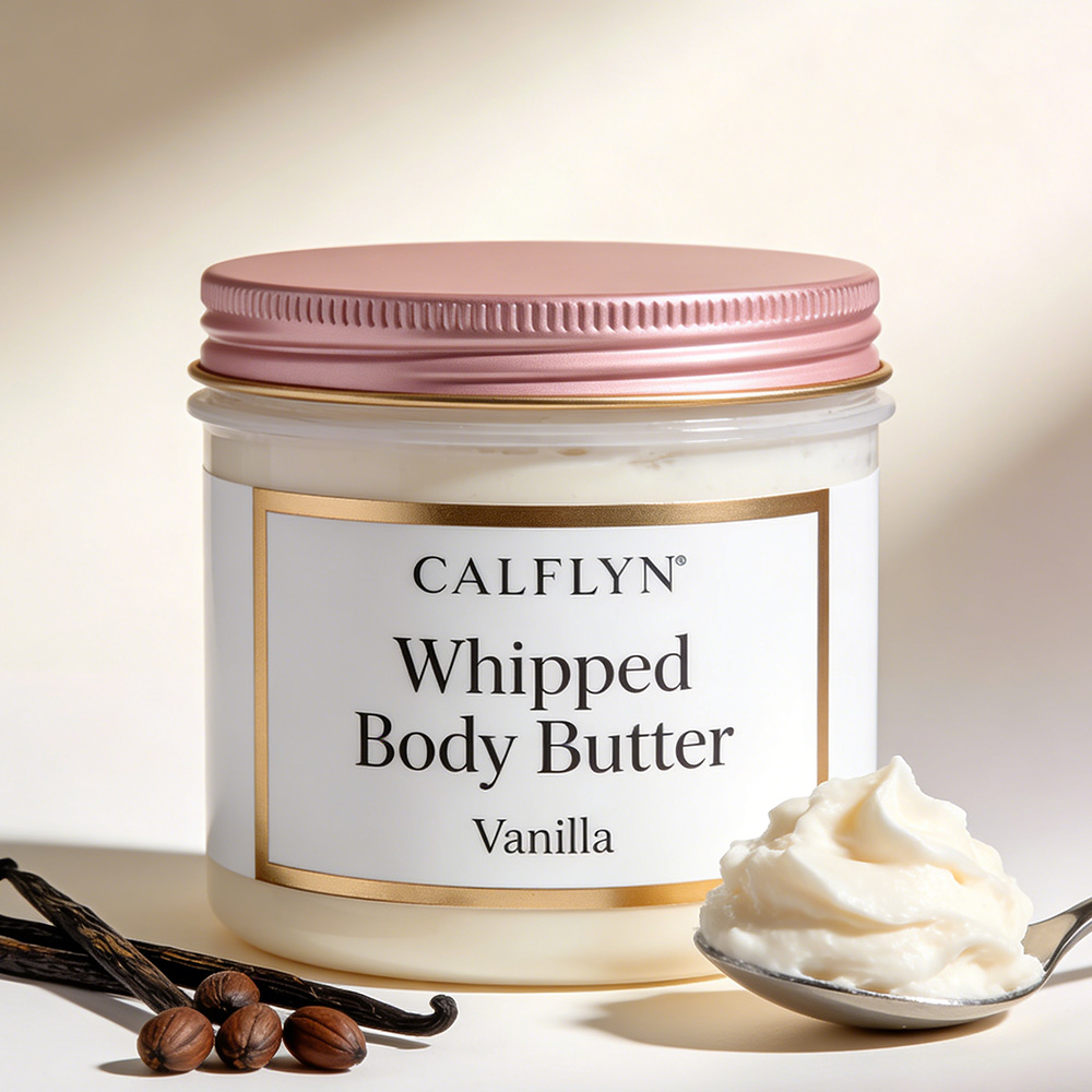Whipped Body Butter Vanilla Scented Light Fluffy Texture Body Moisturizer Long-Lasting Hydration For All Skin Private Label