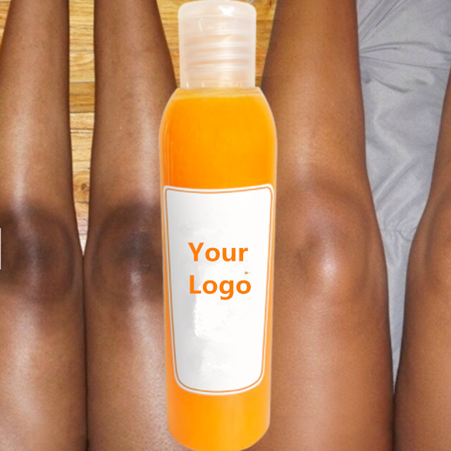 Low Price Skin Whitening and Lightening Body Peeling Yellow Lotion with Your Own Brand