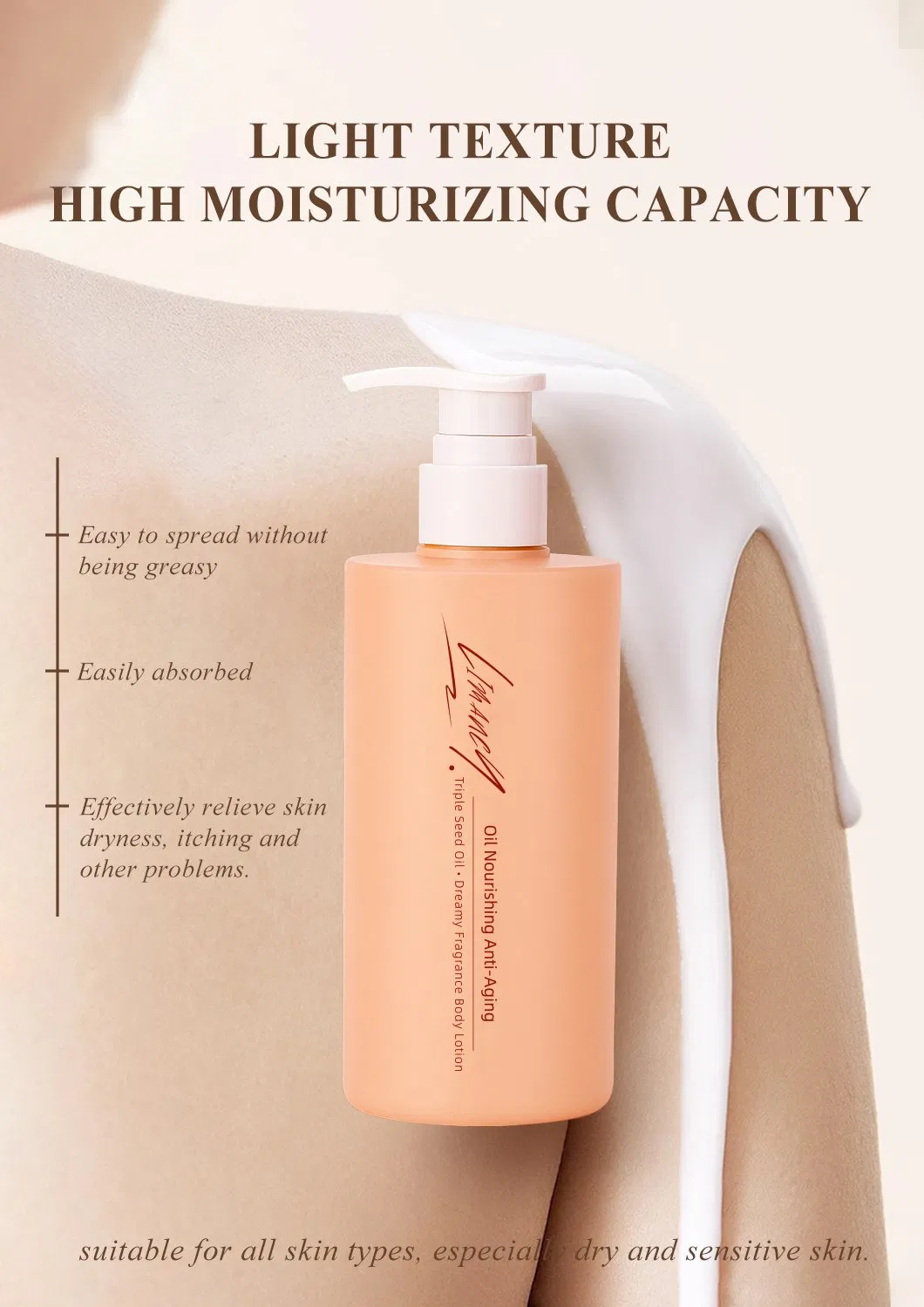 Dreamy Fragrance Anti-Aging Triple Seed Oil · Dreamy Fragrance Body Lotion