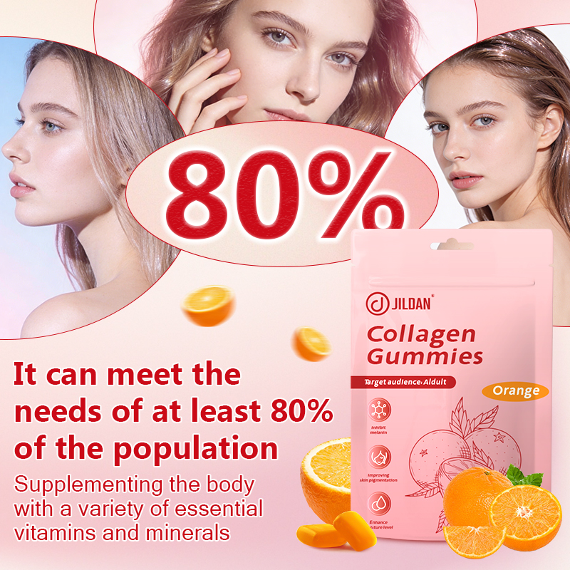 Private Label Collagen Whitening Gummmies For Beauty And Skin Care Whitening Care Gummy Candy Multivitamin And Multimineral