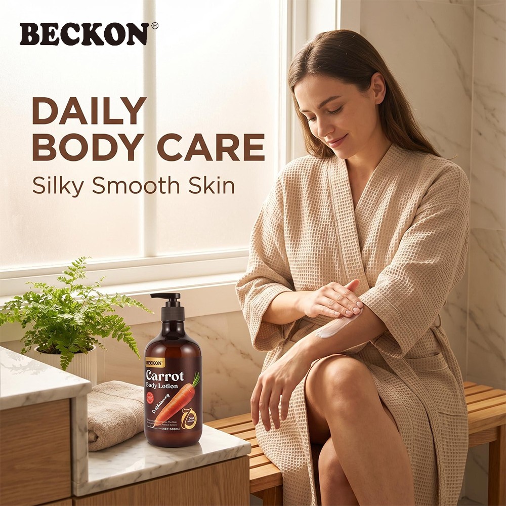 BECKON Hydrating Vitamin Enriched Body Moisturizer Lotion 500ml Long Lasting Nourishing Body Care Cream for All Skin Types