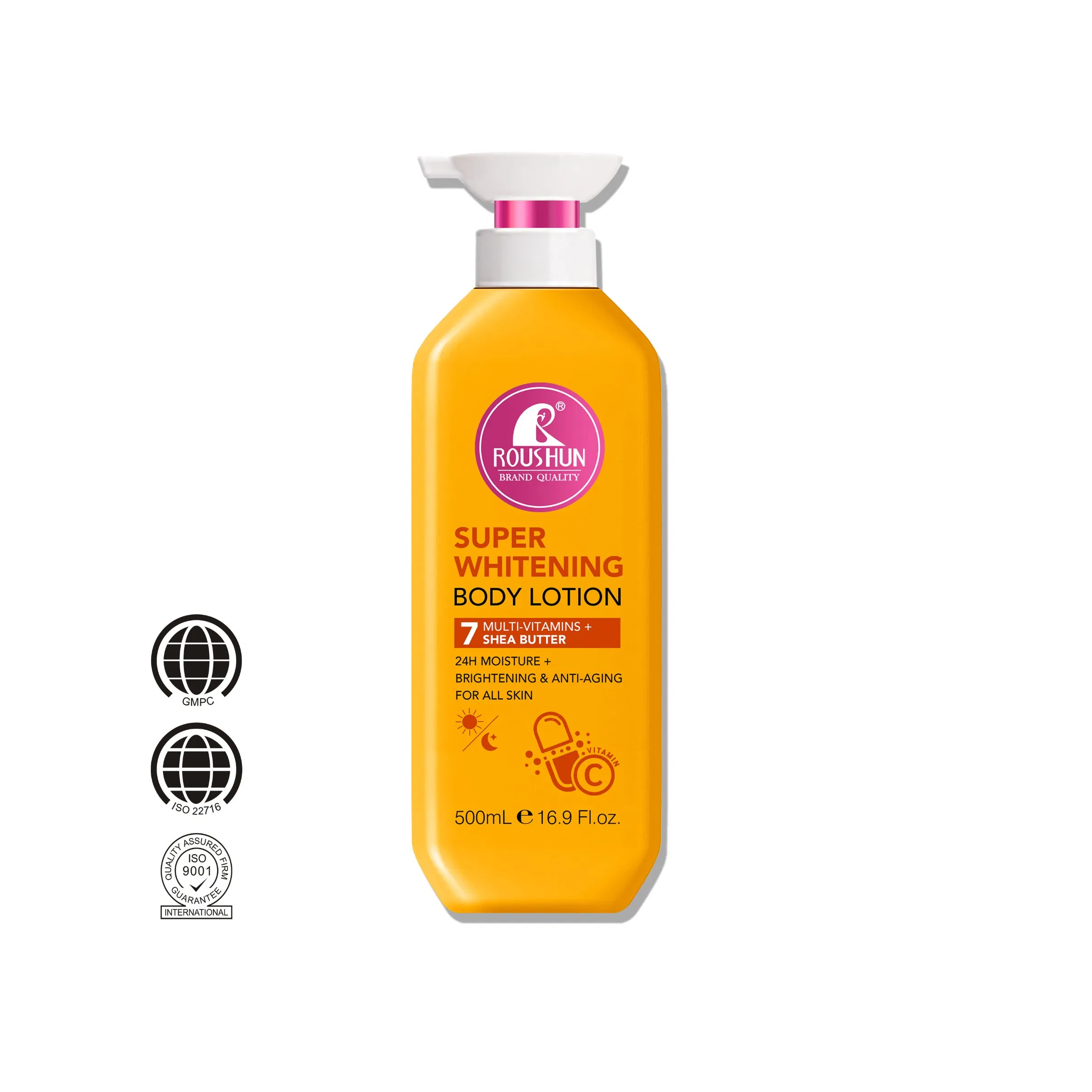 Roushun Vitamin C Body Lotion Super Whitening 24h Moisturizing Brightening Anti-Aging