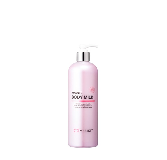 Korean Cosmetic MERIKIT AMANTE PERFUME MILK Luxurious Aesthetic Skin Care Hand Body Lotion Shea Butter Whitening 500ml