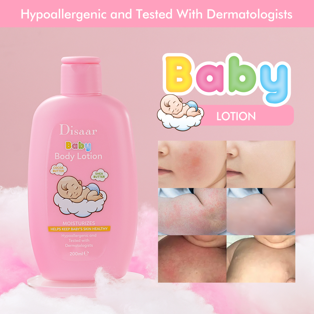 Organic Shea Butter Baby's Lotion &amp; Cream for Baby Skin Care Hydrating Moisturizing Healthy Skin Face Body Baby Lotion Cream
