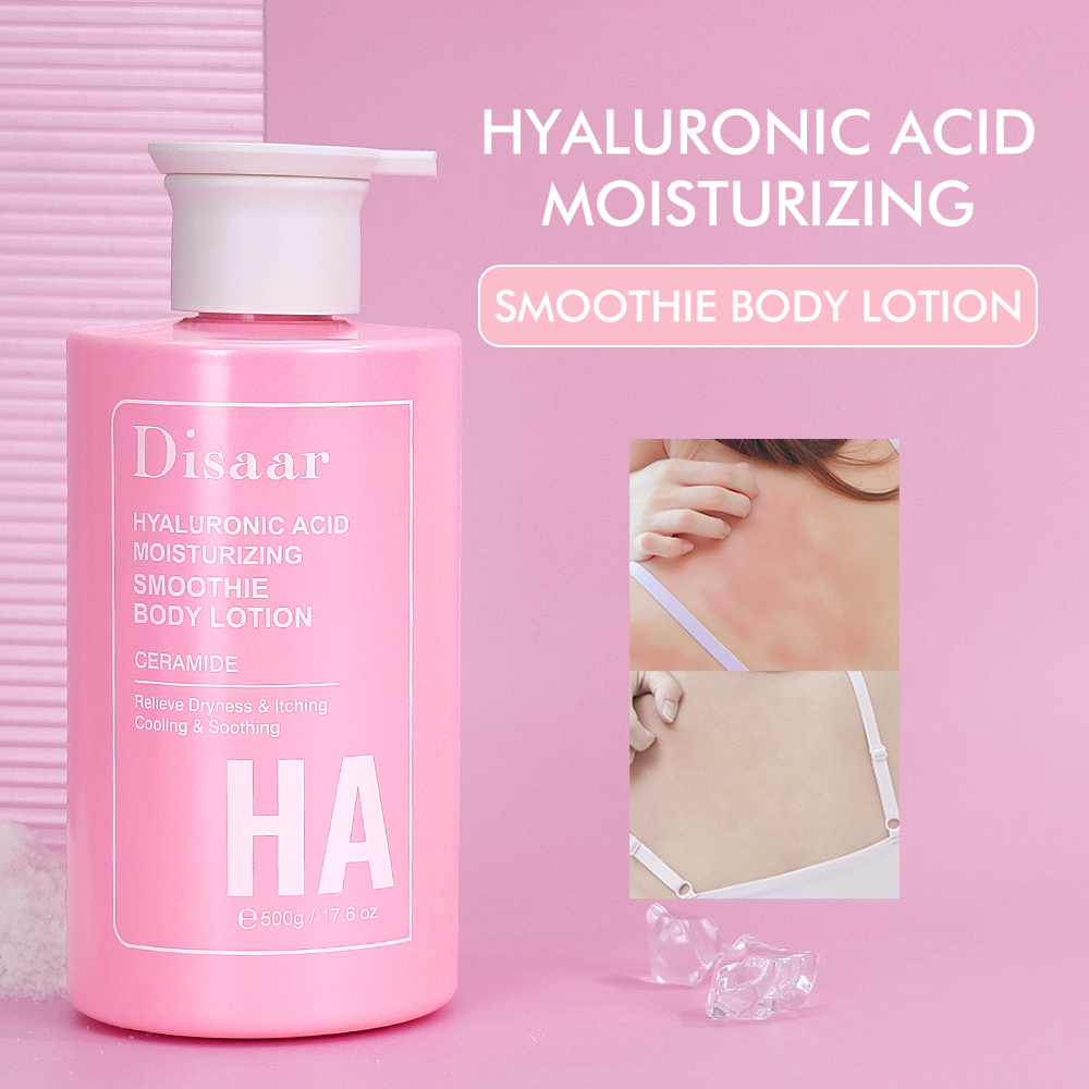 Private Label Hyaluronic Acid &amp; Ceramide Body Lotion Nourishing Moisturizing Soothing Skin Care Body Lotion Custom