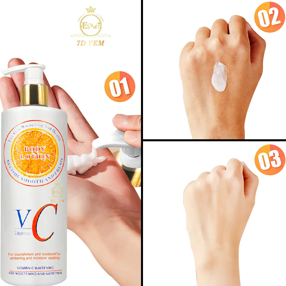 OEM Hot Products Lemon Fresh Body Lotion Day Adults Skin Lightening Anti-Aging Lotion