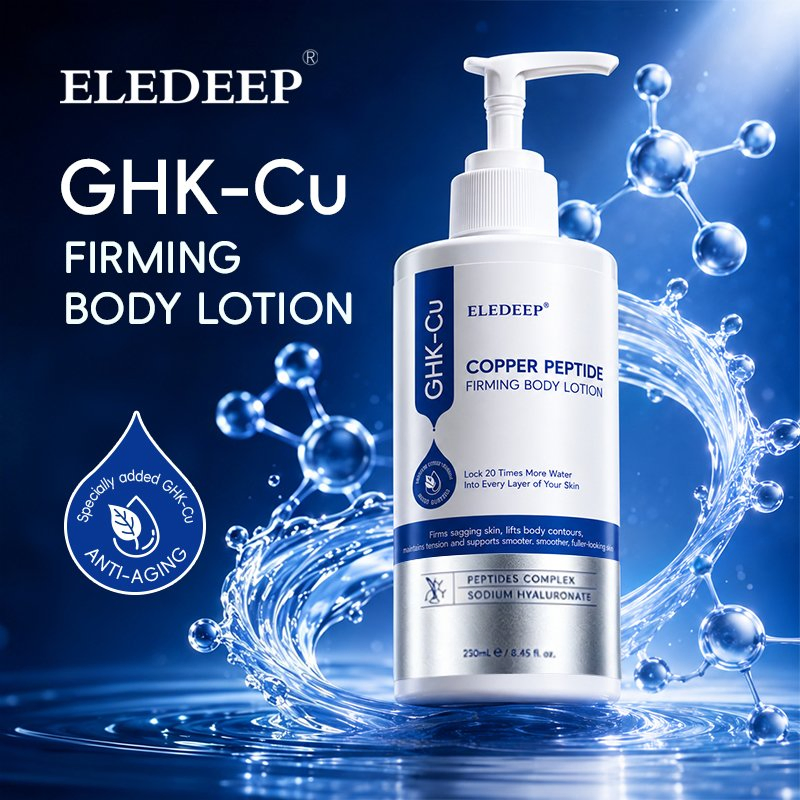 B Ghk-Cu Copper Peptide Firming Body Lotion Anti-Aging Body Moisturizer for Loose Dry Rough Skin Lifts &amp; Tightens Body Contours