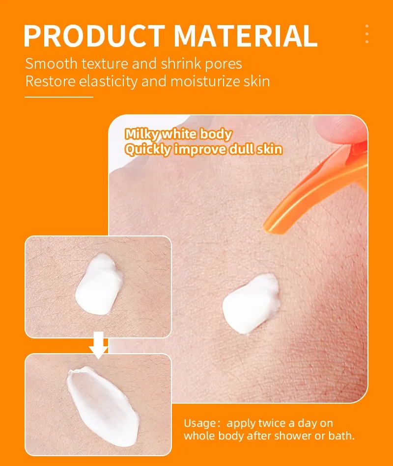 Nourishing Deep Moisturizing Organic Vitamin C Skin Whitening Body Lotion