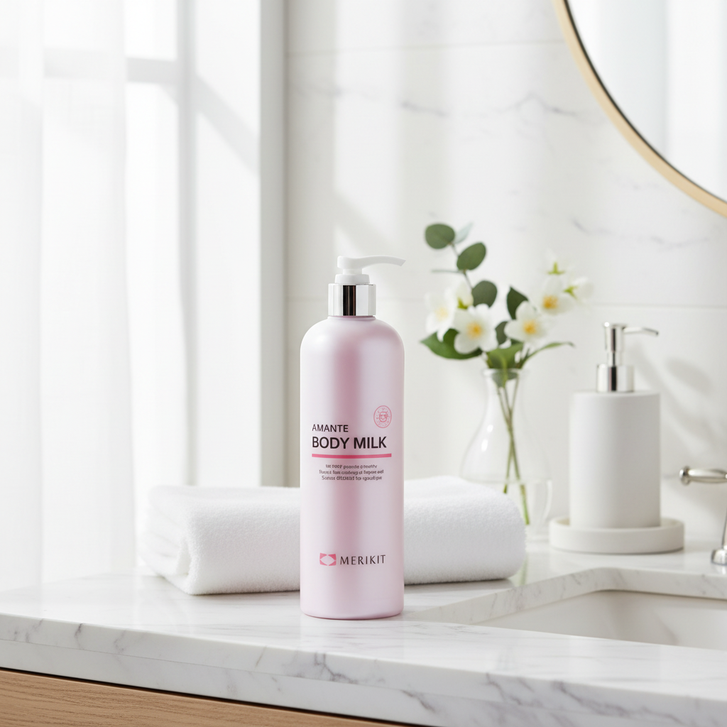 Korean Cosmetic MERIKIT AMANTE PERFUME MILK Luxurious Aesthetic Skin Care Hand Body Lotion Shea Butter Whitening 500ml