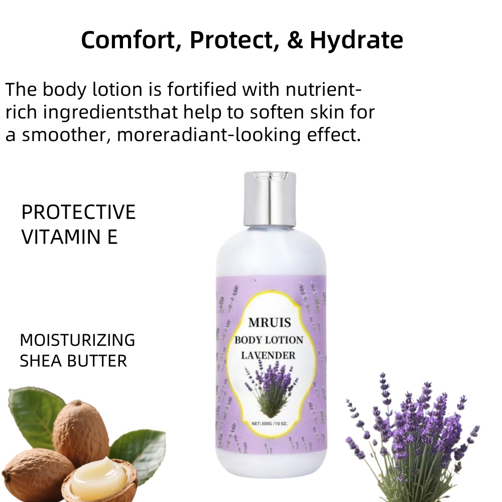 Ladies Body Care Set: Deeply Moisturizing Fragrant Body Lotion Delicate Fragrance Spray Enriched with Shea Butter &amp; Vitamin E