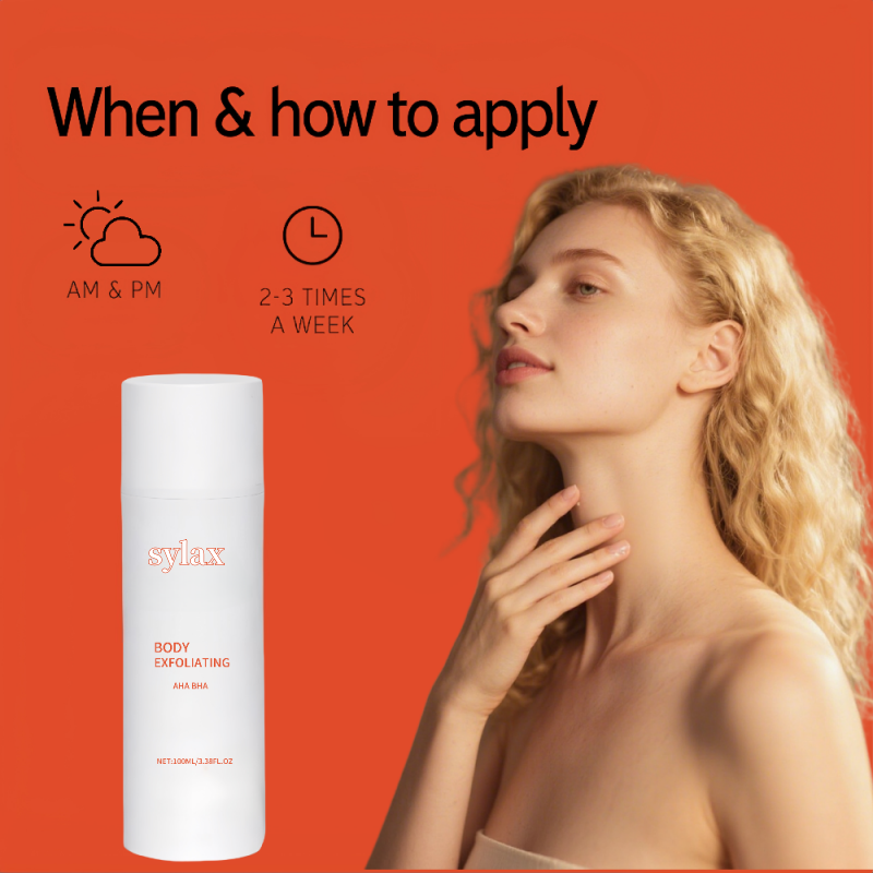 Gentle Soften Keratin AHA Hyaluronic Acid Whitening Body Lotion Deep Effective Cleanse Improve Rough Skin Texture Suitable All