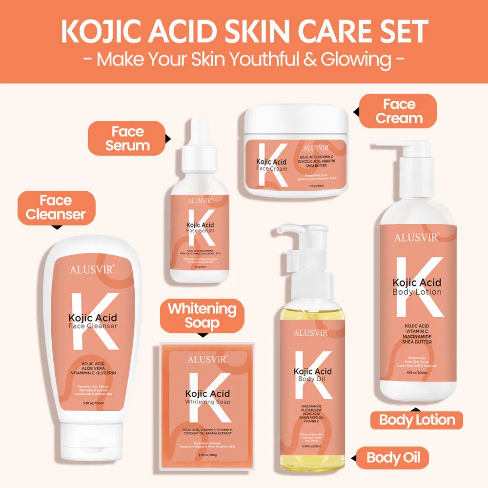 Customizer Best Organic Skin Bleach Kojic Acid Whitening Body Moisturizer Lotion